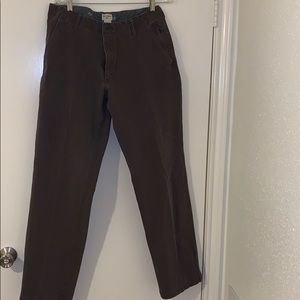 Brown Dockers Straight Fit Pants